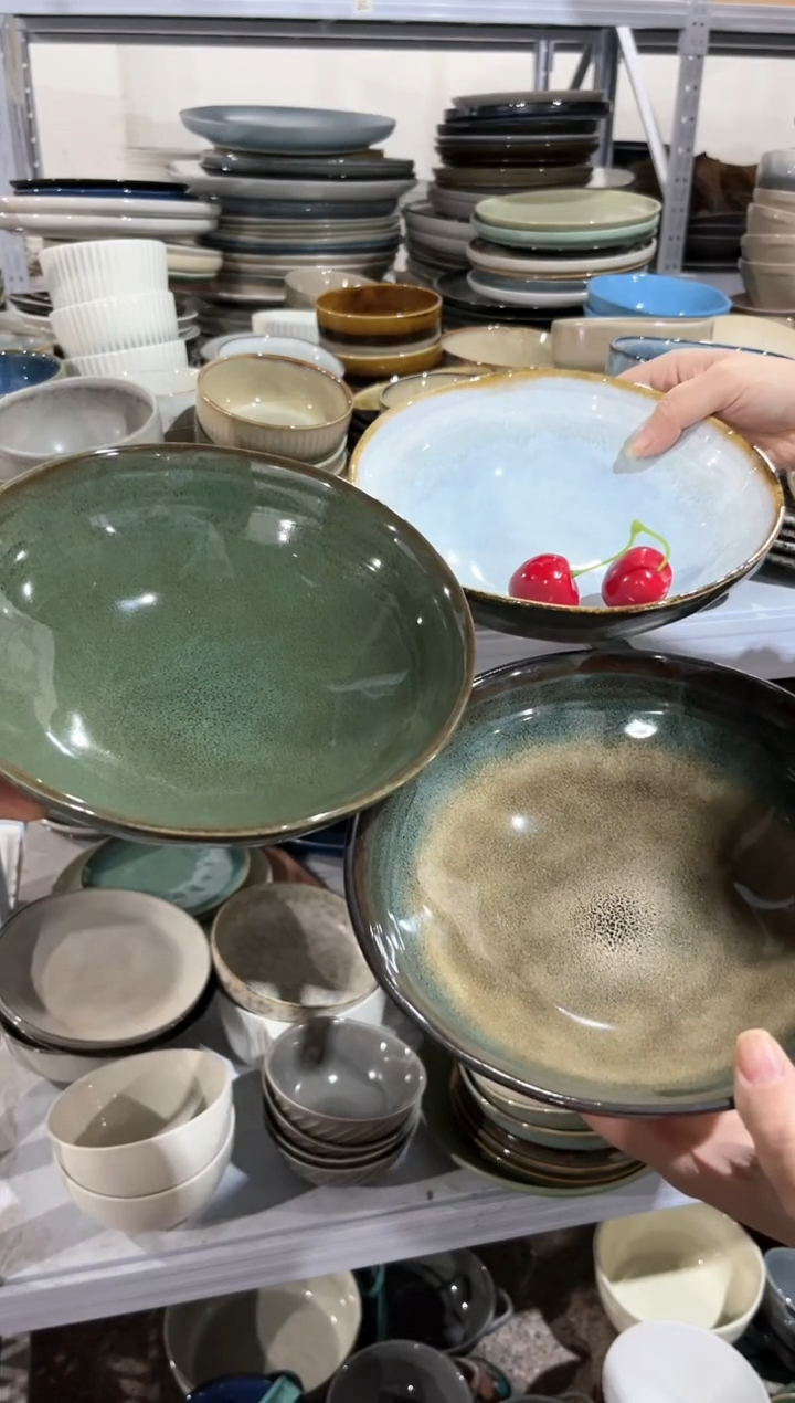 【闪购商品】瓷片外贸尾货瑕疵满20包邮X3 面碗组合