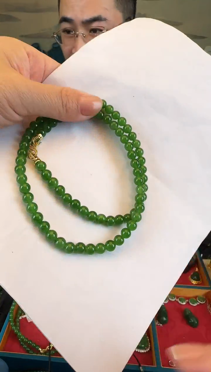 颈饰未镶嵌和田玉卡6锁骨链