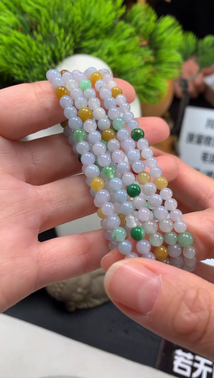 未镶嵌手串翡翠---123153多样性发其一