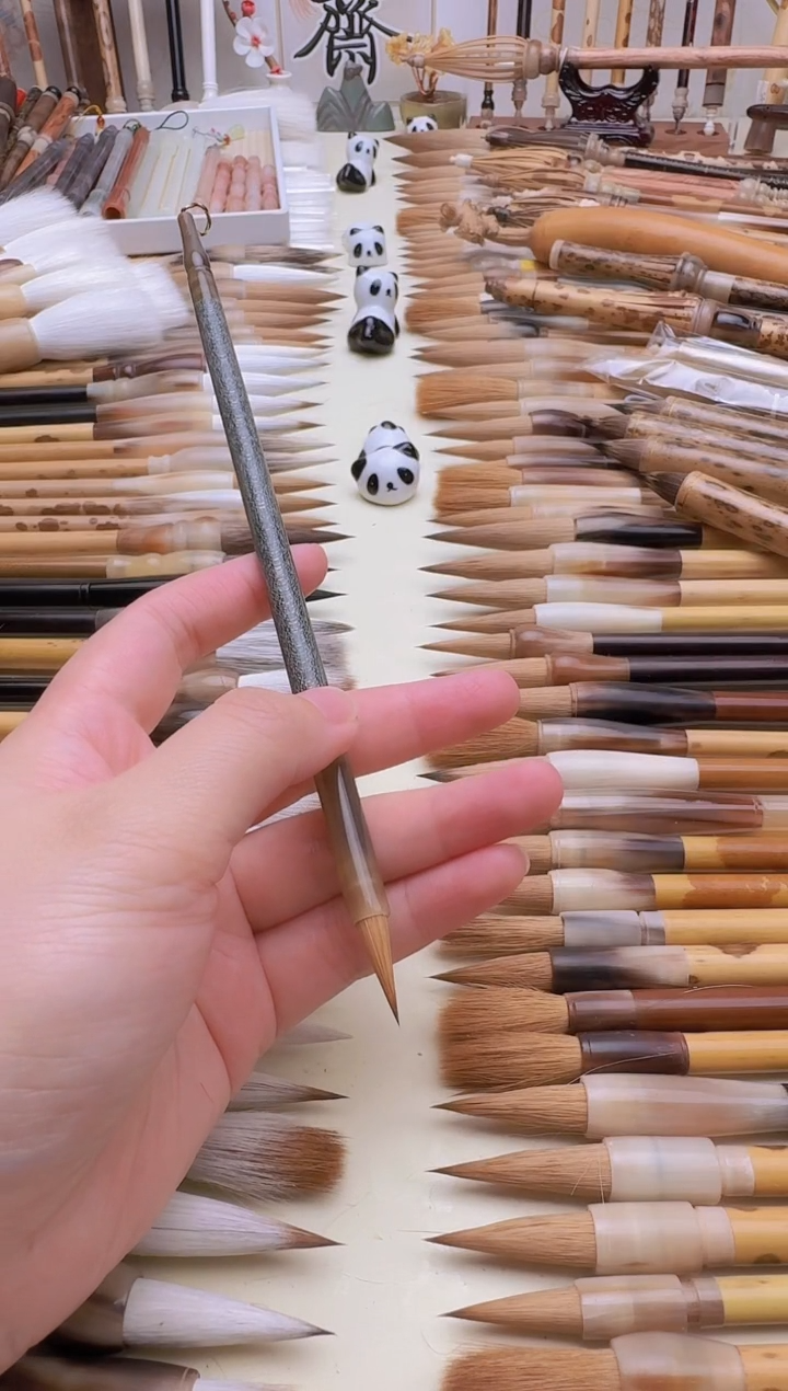 双十一福利 稳定木杆纯元狼小楷 出峰1.8cm