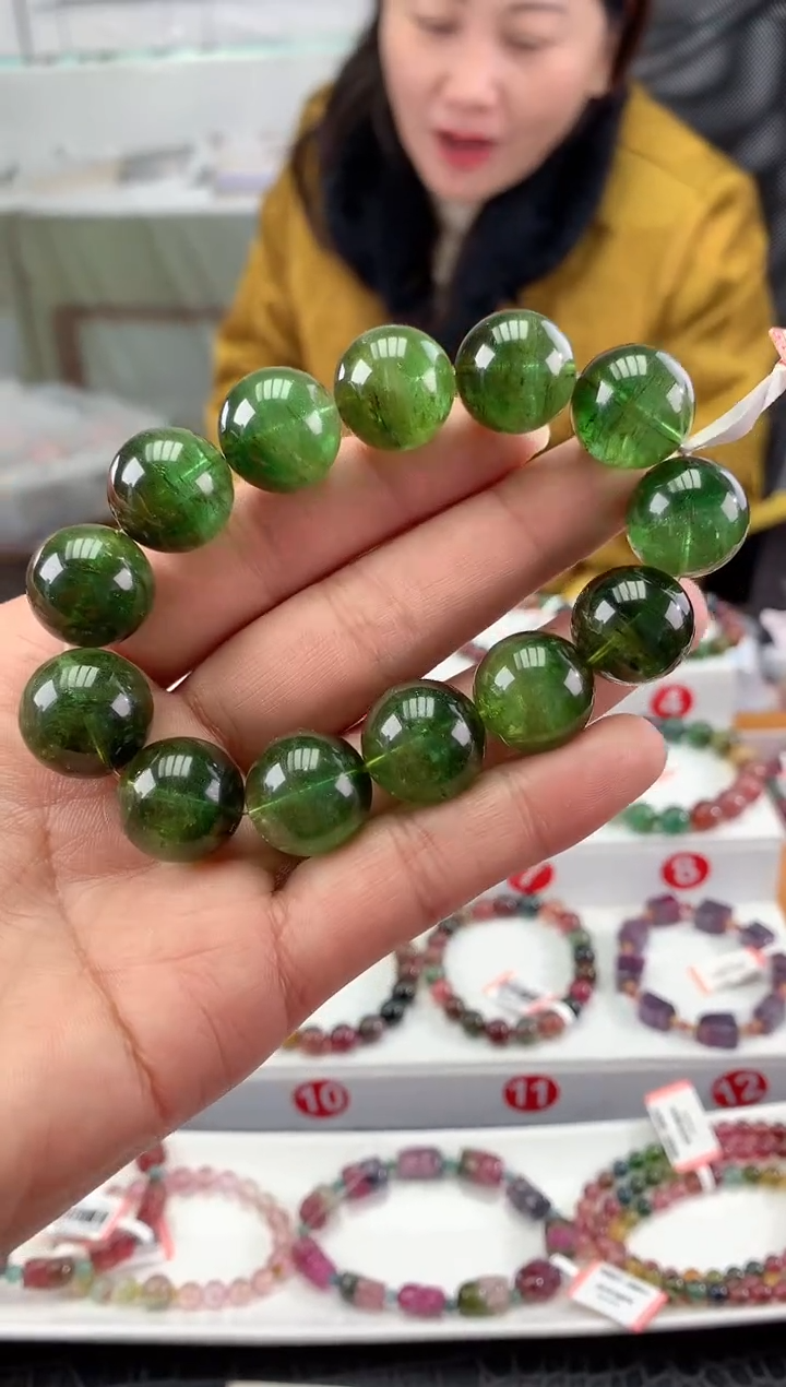 未镶嵌手串碧玺多样性发一条