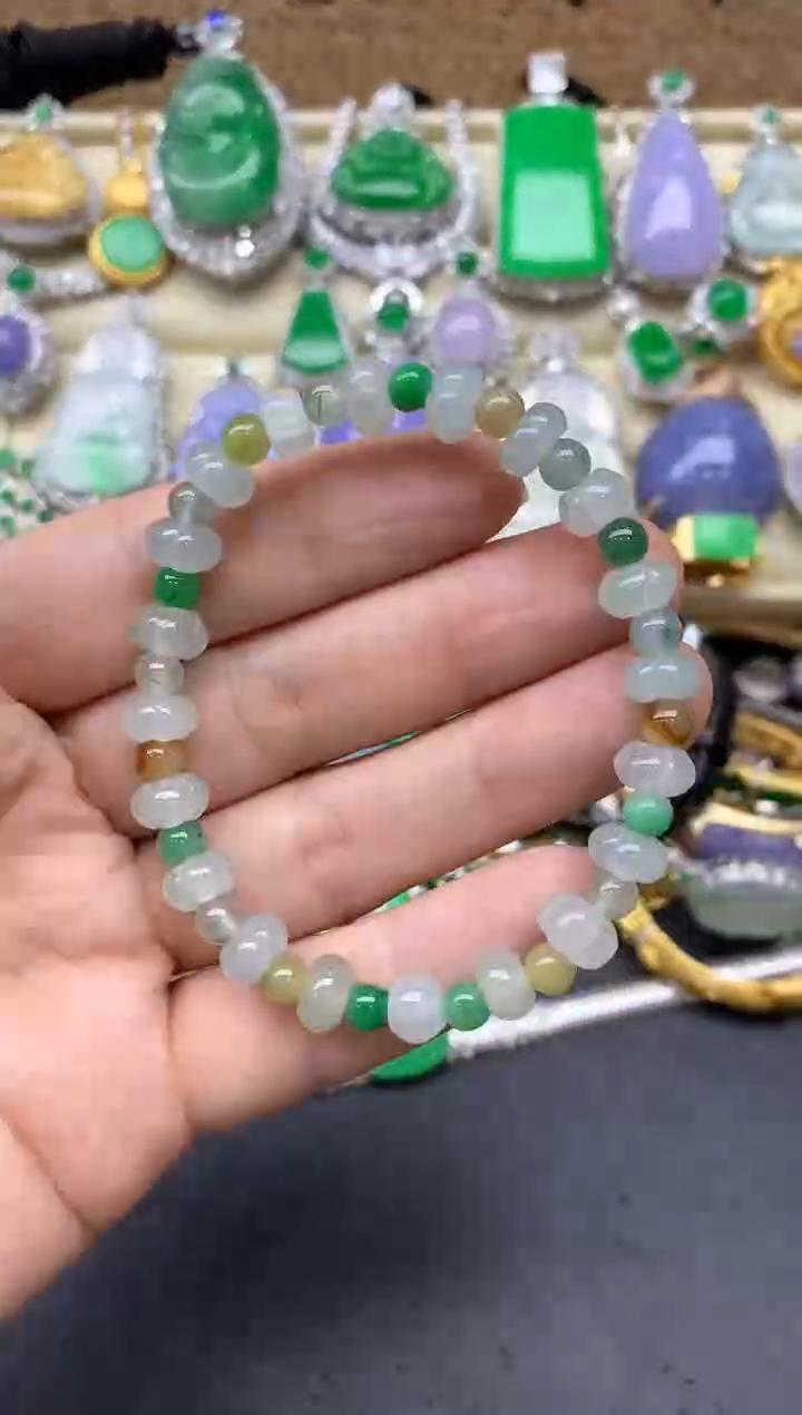 【闪购商品】翡翠手链未镶嵌244-中国好珍宝