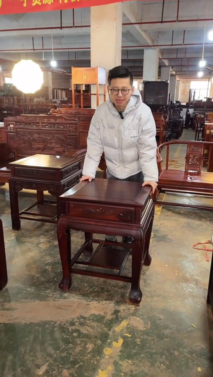 【闪购商品】黑酸枝木类成套家具J07