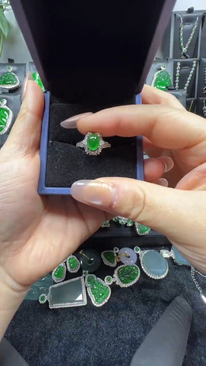 未镶嵌戒指翡翠15