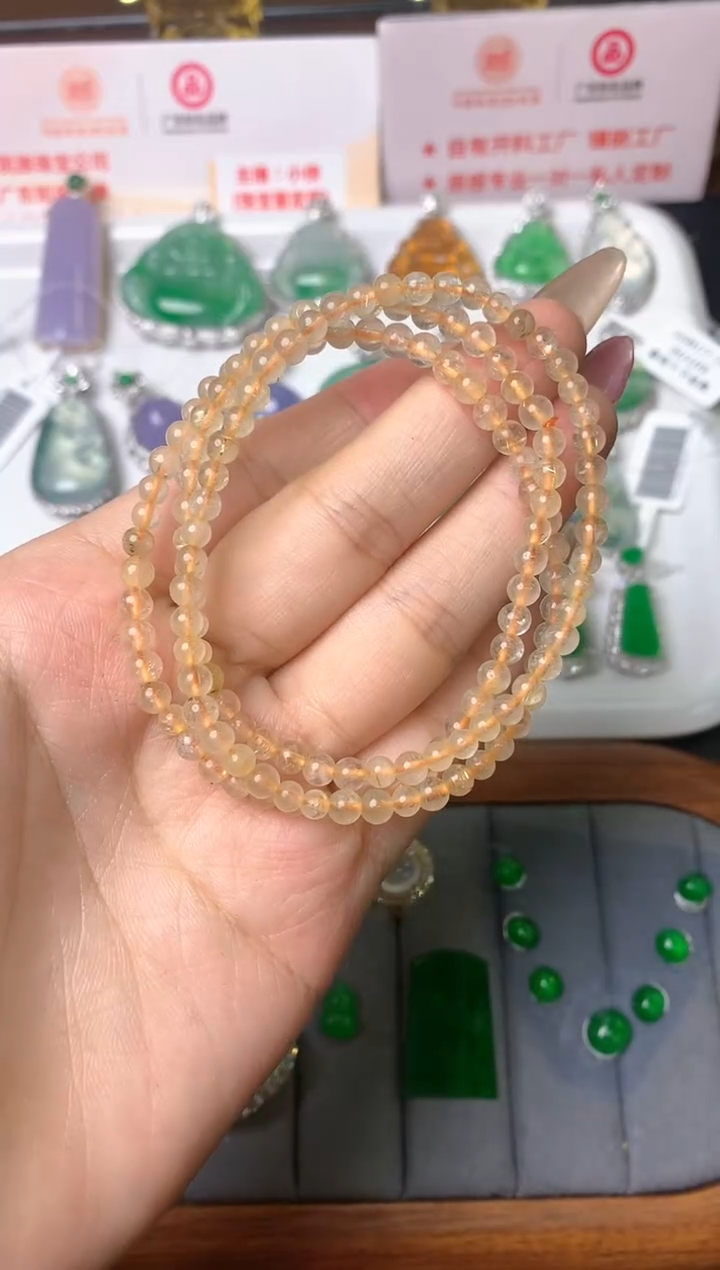 【闪购商品】发晶颈饰未镶嵌珠链