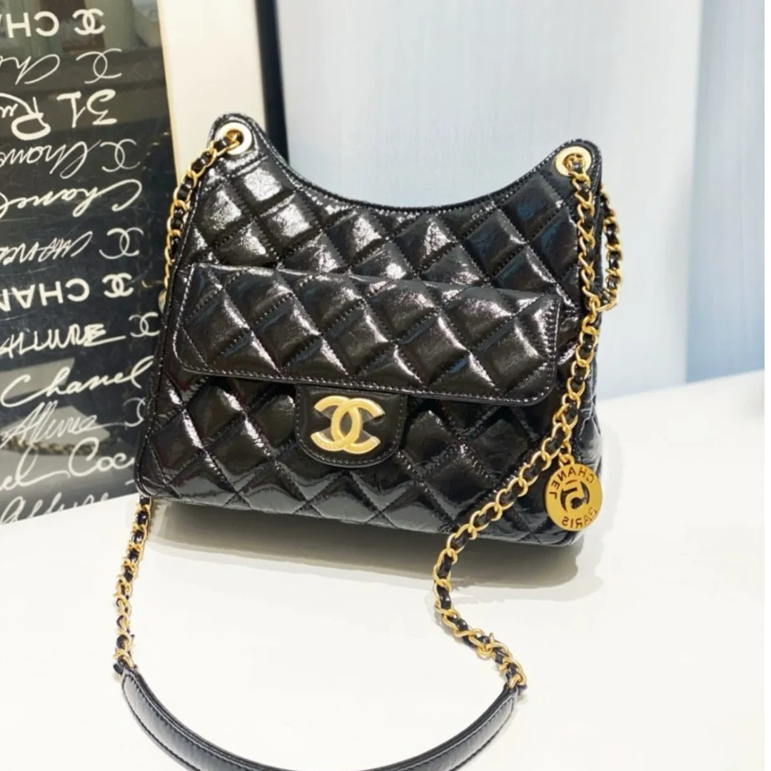 99新 Chanel/香奈儿 天猫精灵中号黑金/99新/优选