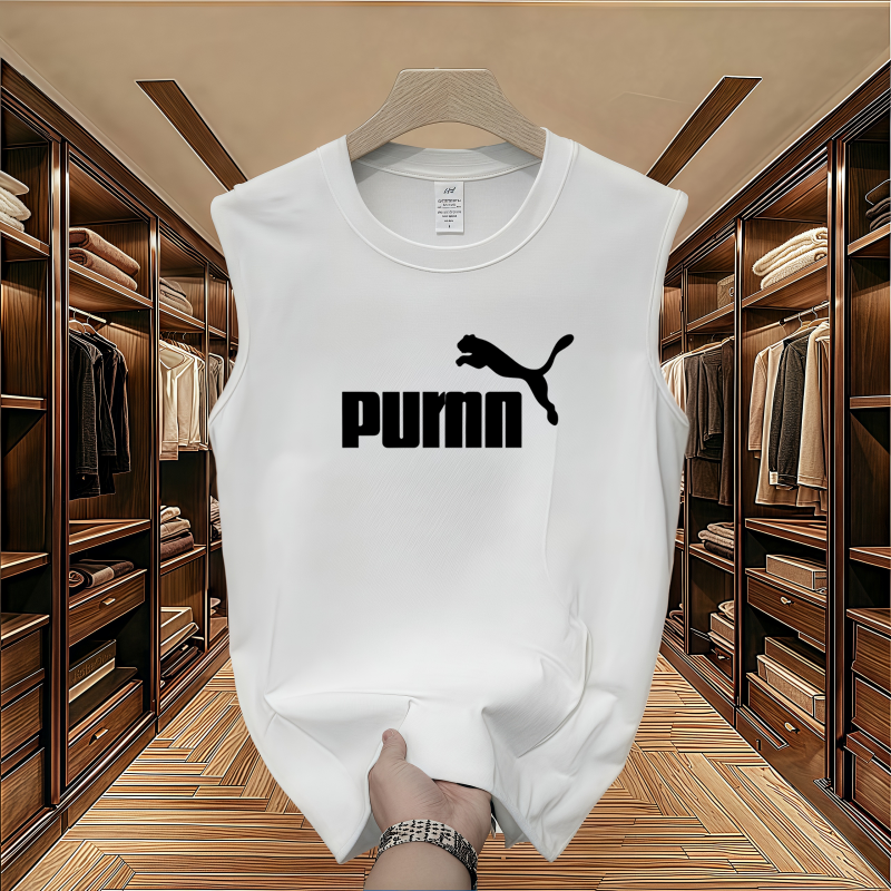 一折专区丨奥莱正品丨夏季无袖T恤宽松运动背心男士休闲透气短袖