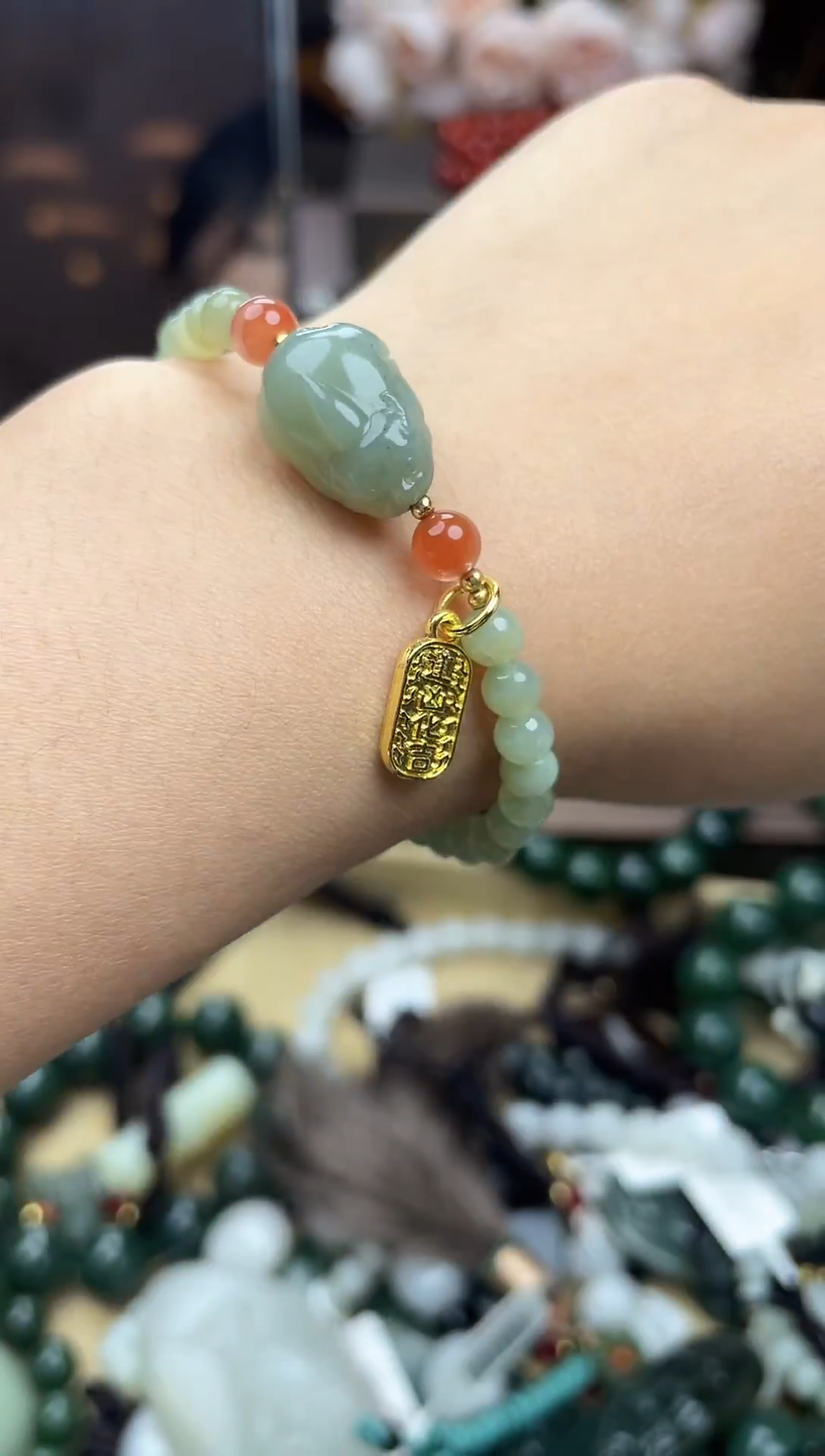 颈饰未镶嵌和田玉未镶嵌和田玉吊坠多样性拍一发一