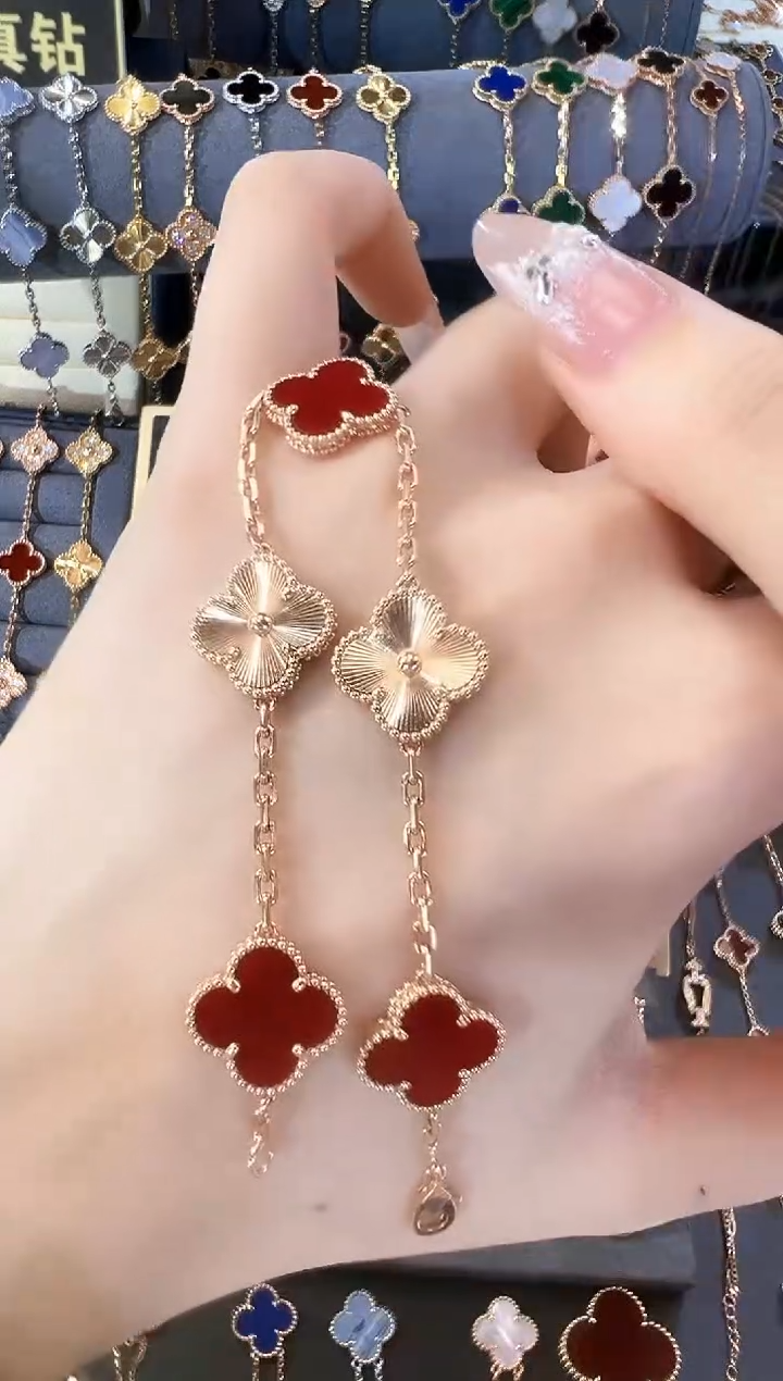 【闪购商品】玛瑙/玉髓手链18K金镶嵌18K手链