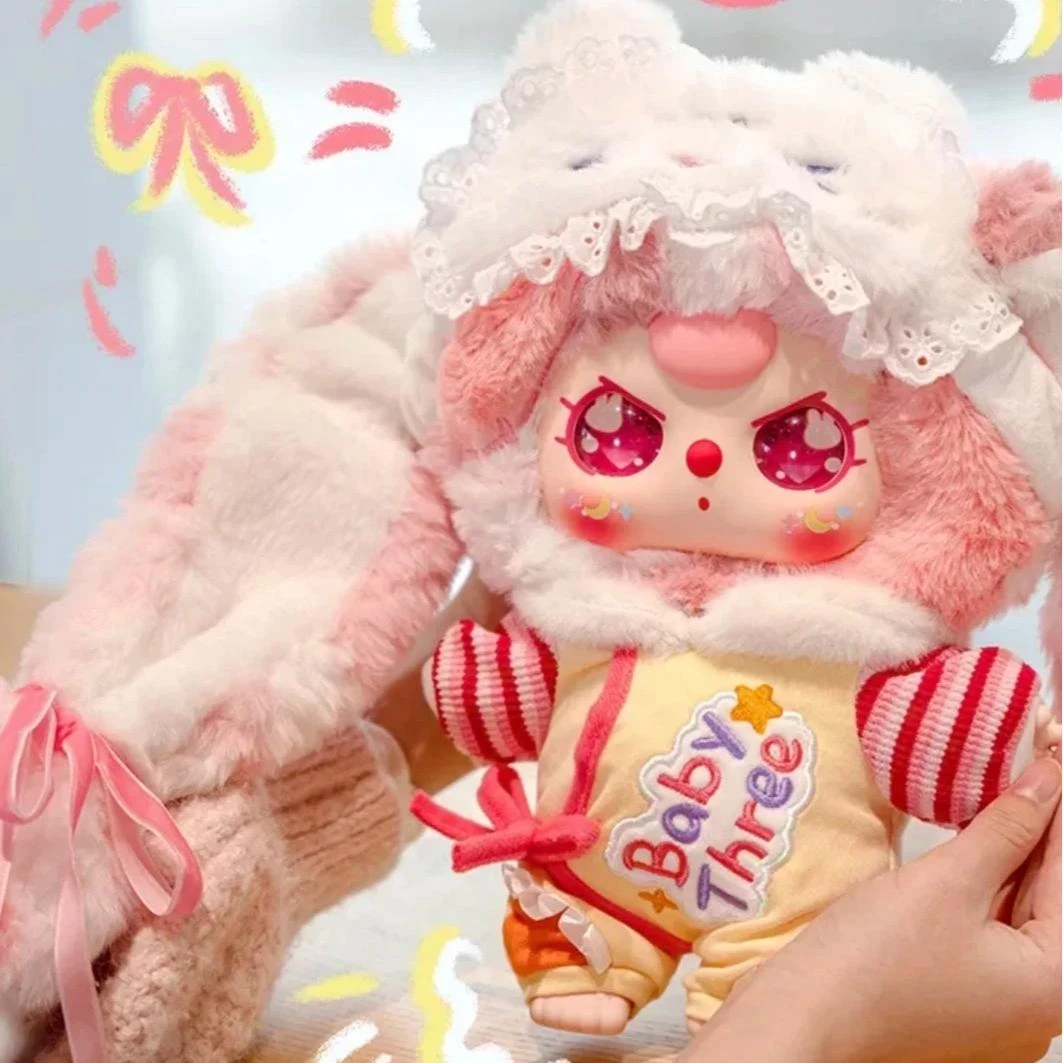 [拆盒]娃三岁萌友记可爱毛绒潮玩盲盒