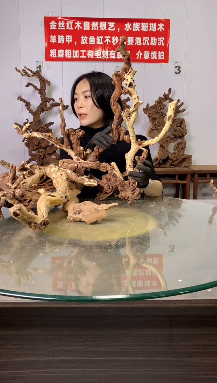 【闪购商品】木金丝红木 羊蹄甲