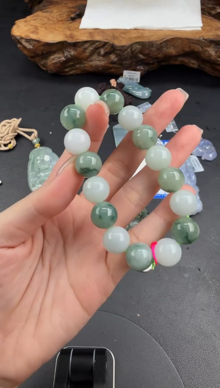 未镶嵌手串翡翠翡翠饰品-262