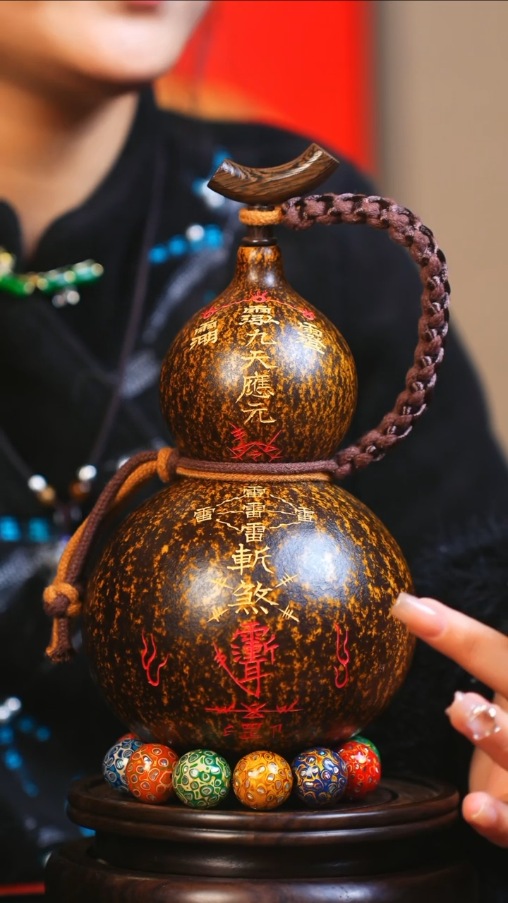 【闪购商品】JS180大师姐臻选非遗大漆酒葫芦