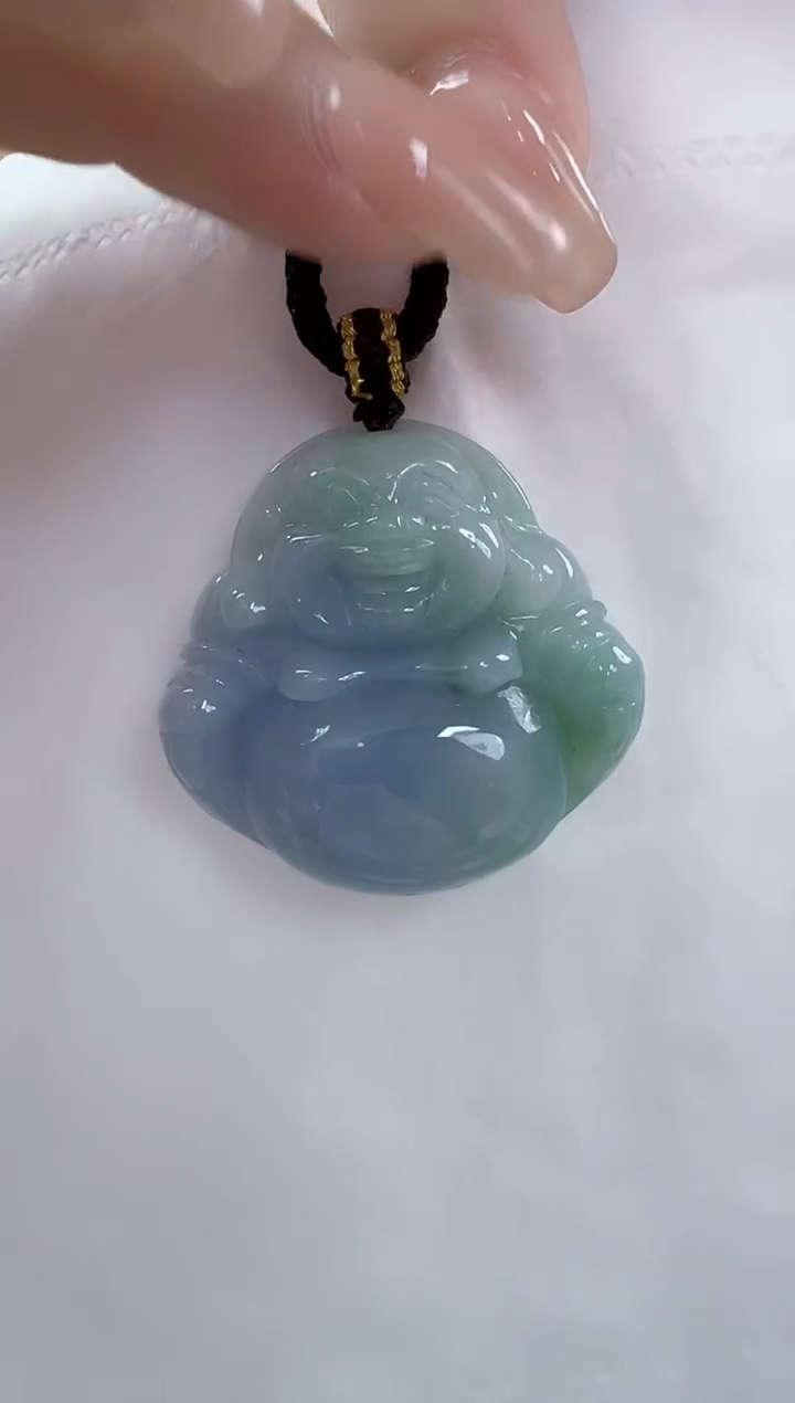翡翠未镶嵌颈饰孤品佛公