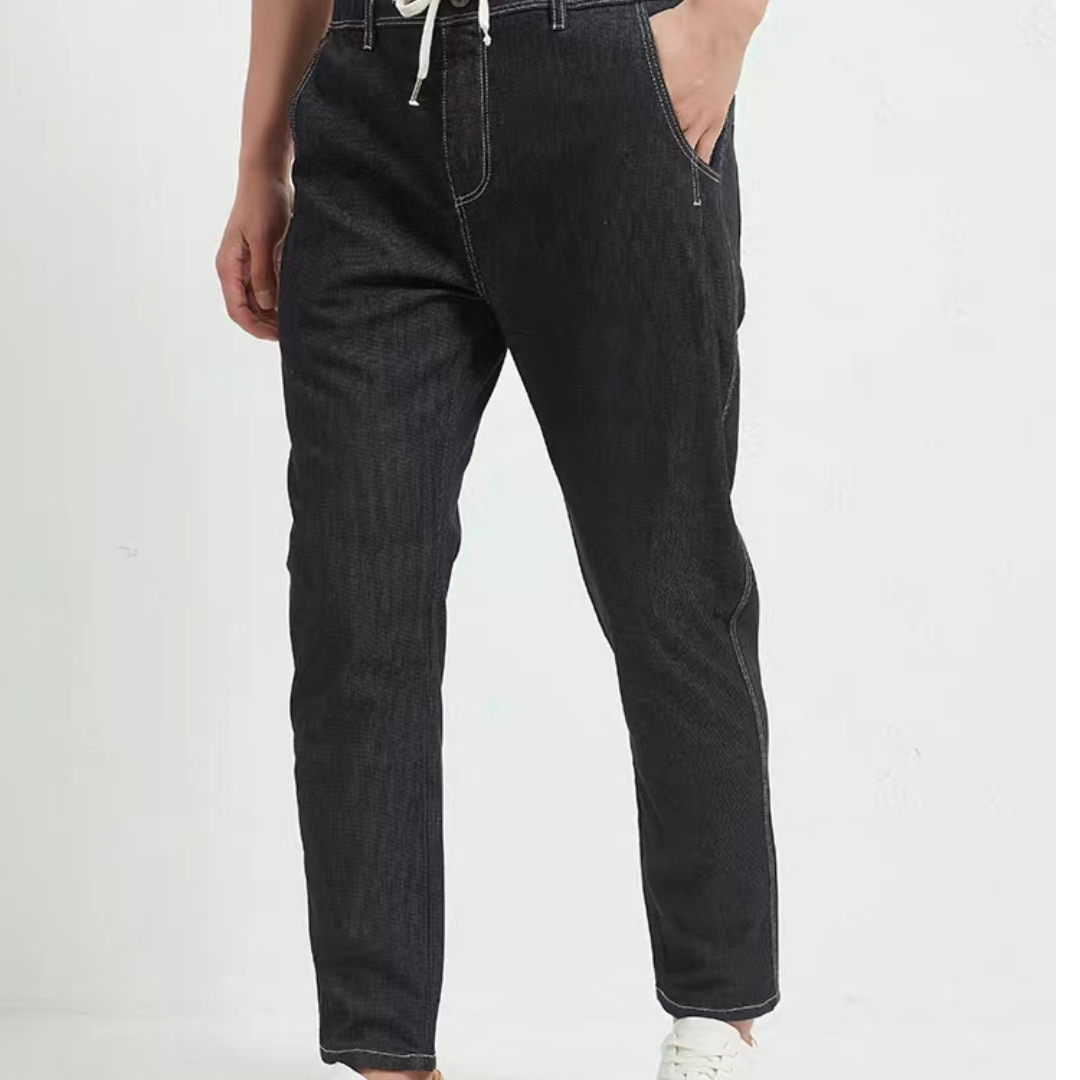 【艾萱萱】6665款微瑕拉链氧化牛仔裤男 图片与实物不符约99