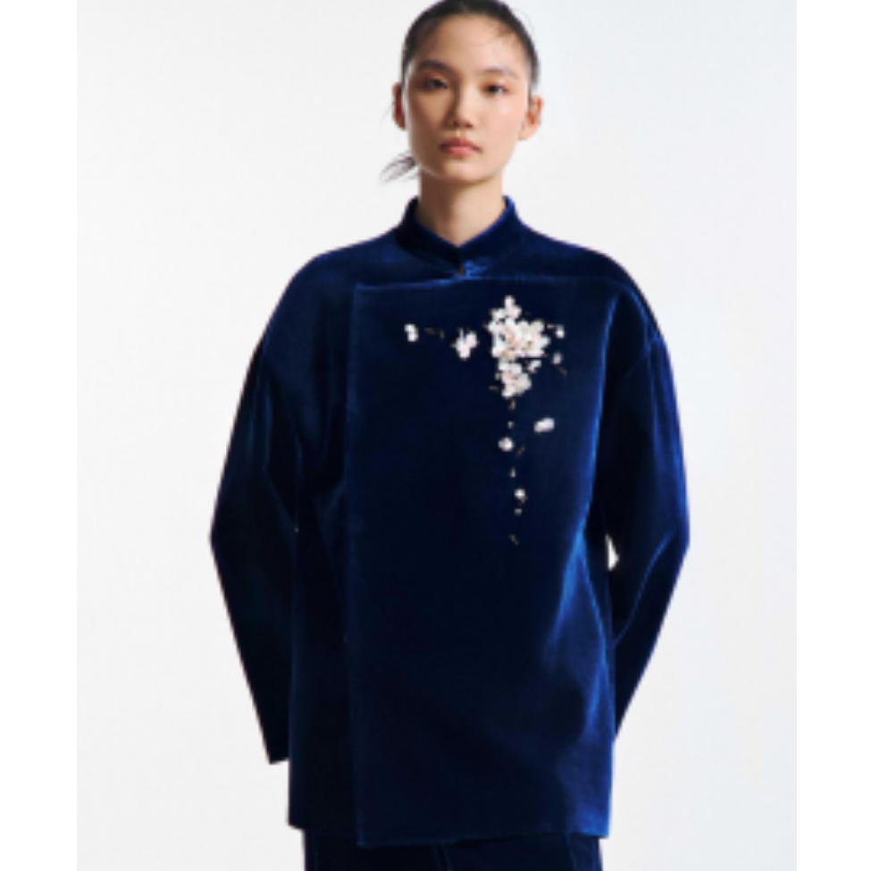 【刘彤推荐】玉琼   青金石外套J24A4122