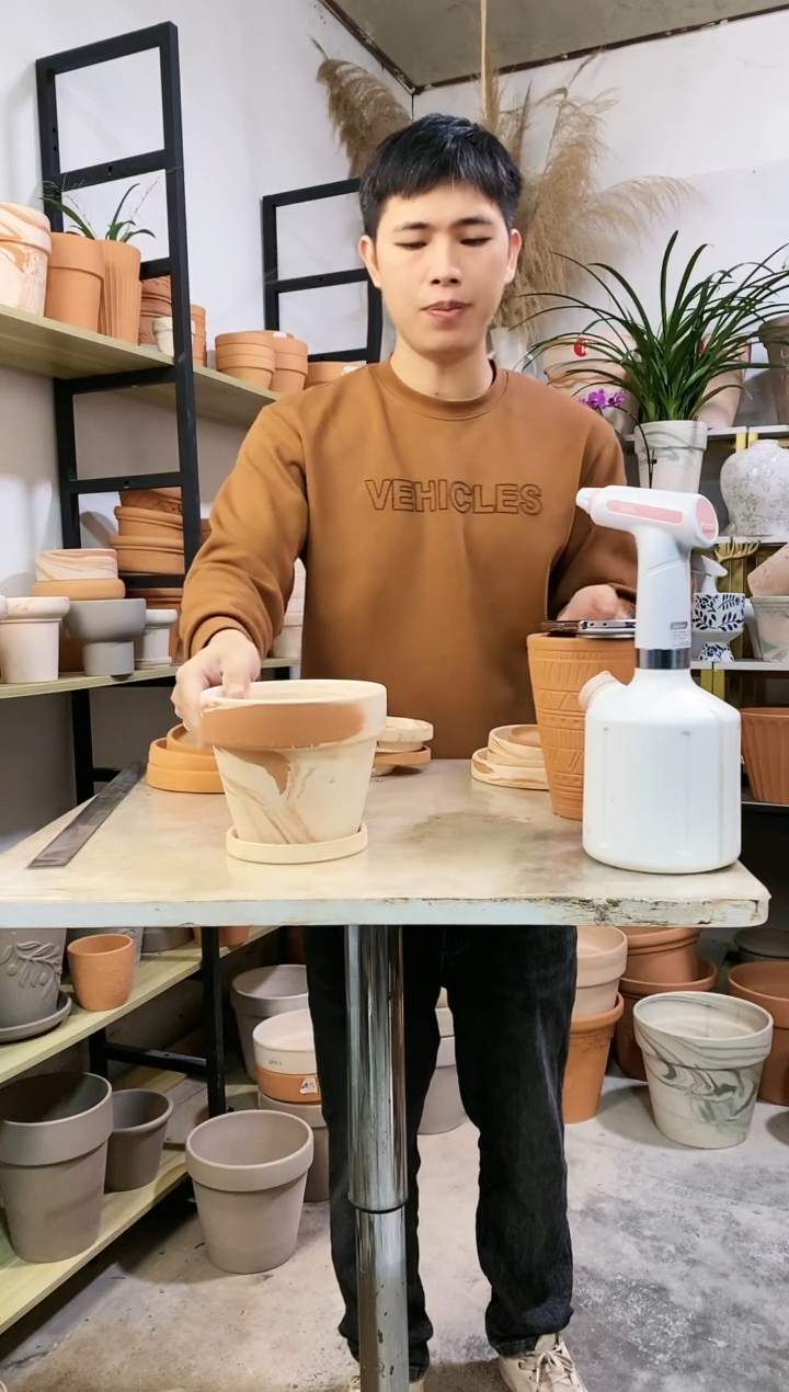 【闪购商品】红陶16*13玛奇朵 2盆2托