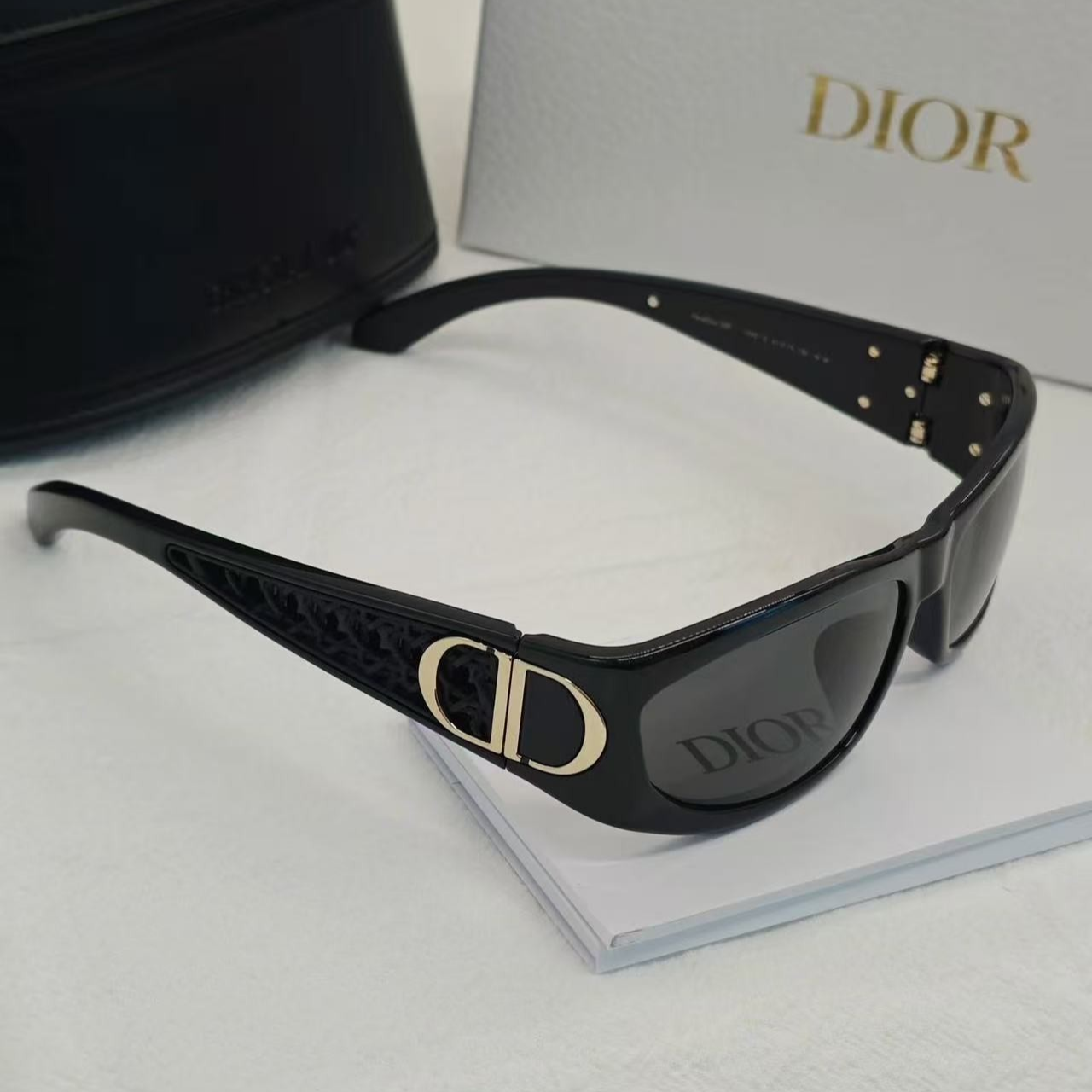 99新 DIOR/迪奥 GGS丨迪奥黑金边框太阳发箍墨镜/80160118