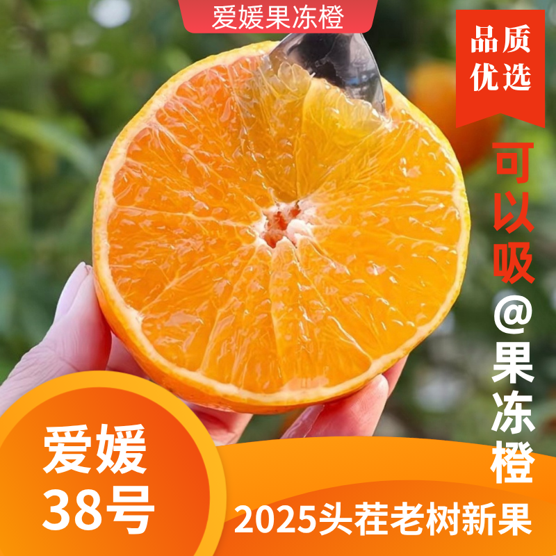 【现摘现发】正宗四川爱媛38号果冻橙新鲜应季水果清甜爆汁无爽