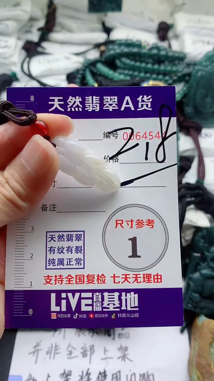 翡翠未镶嵌颈饰0000000000