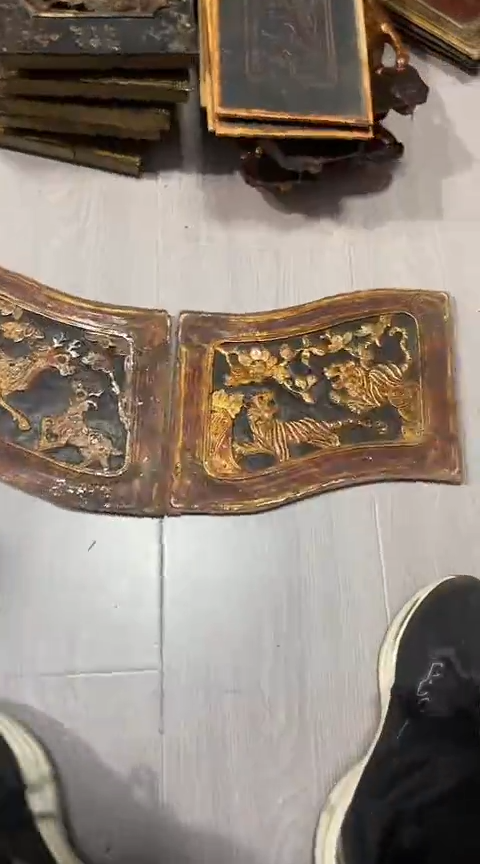 【闪购商品】香榧木2个孤品木雕35