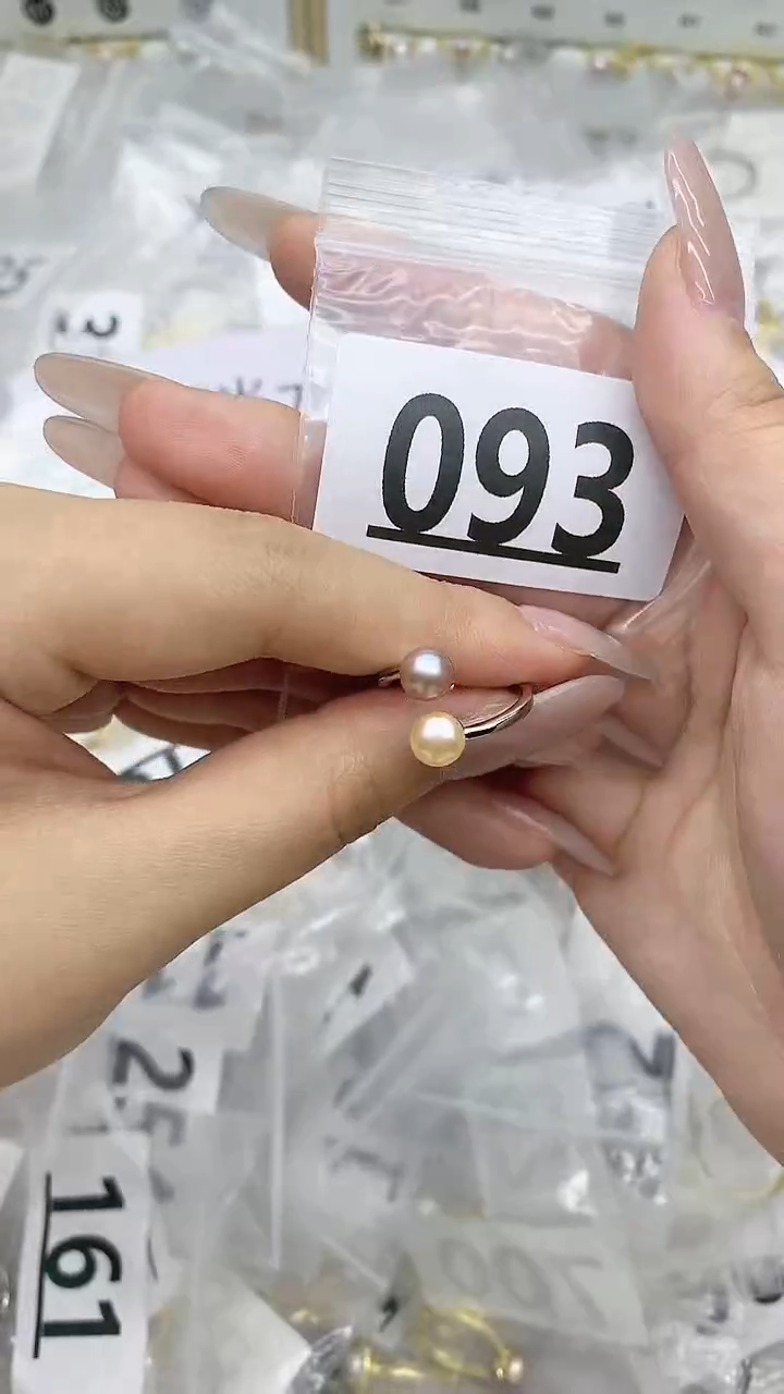 合金珠宝奇石淡水珍珠093