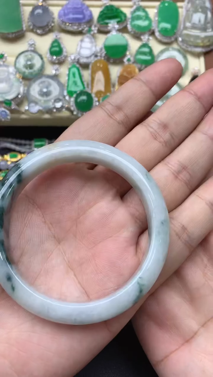 未镶嵌手镯翡翠474-中国好珍宝