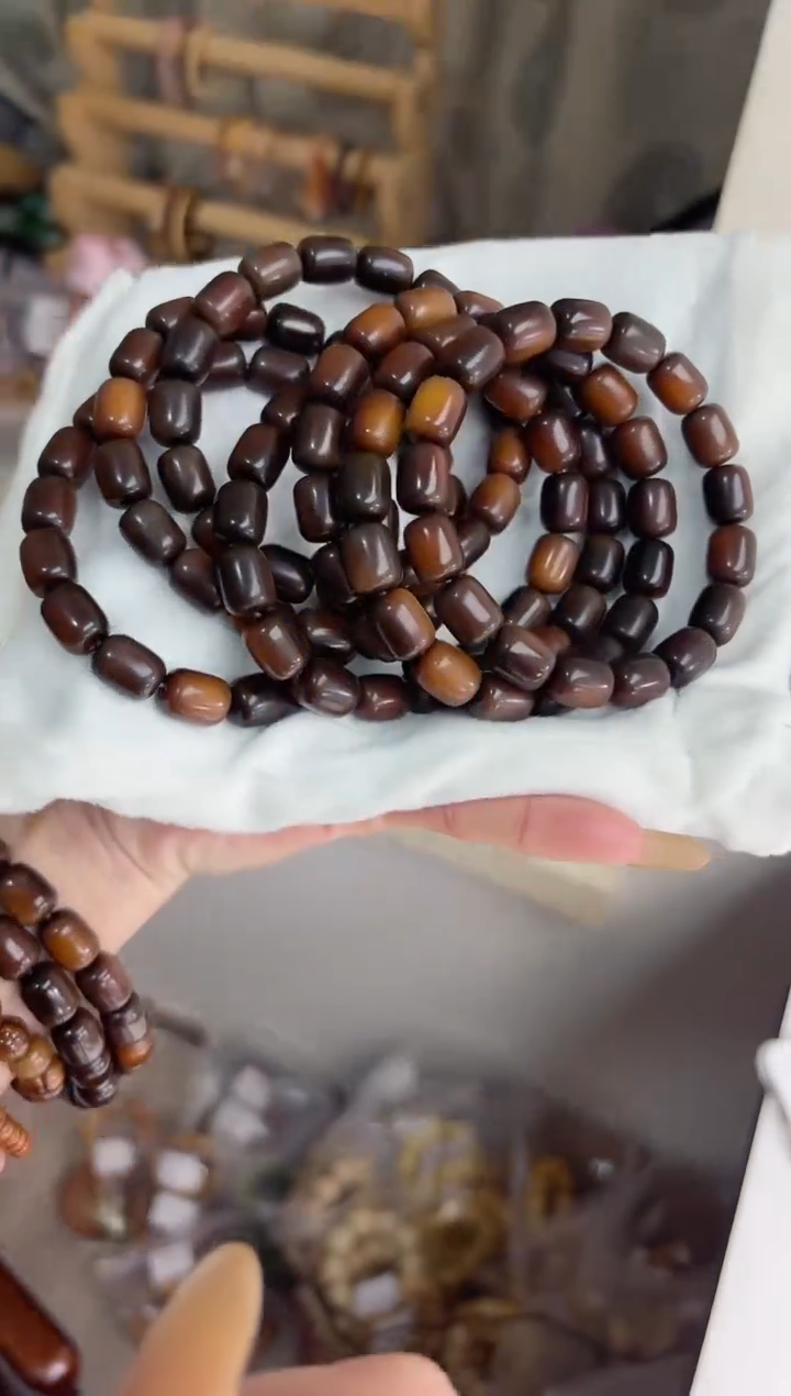 手串菩提根/象牙果沐k73冰美式玉化年糕10*12mm手串