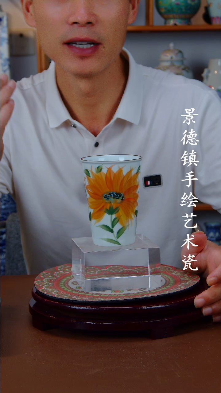 现代景德镇手工手绘陶瓷摆件2