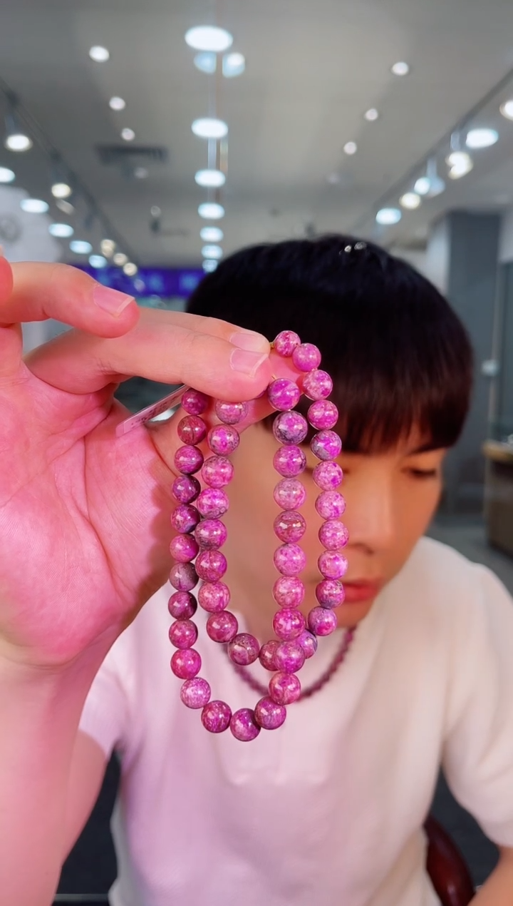 未镶嵌苏纪石（舒俱来）项链k金南非舒俱来老矿料
