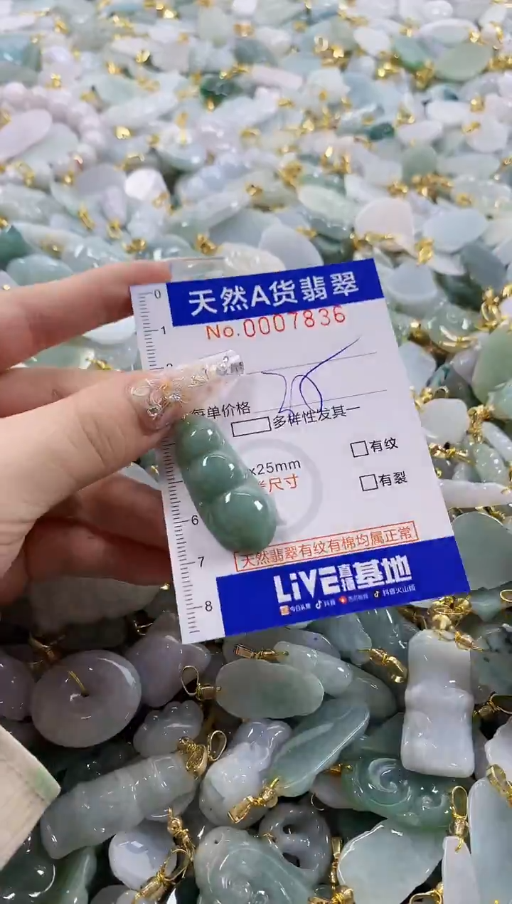 颈饰未镶嵌翡翠天然A货翡翠