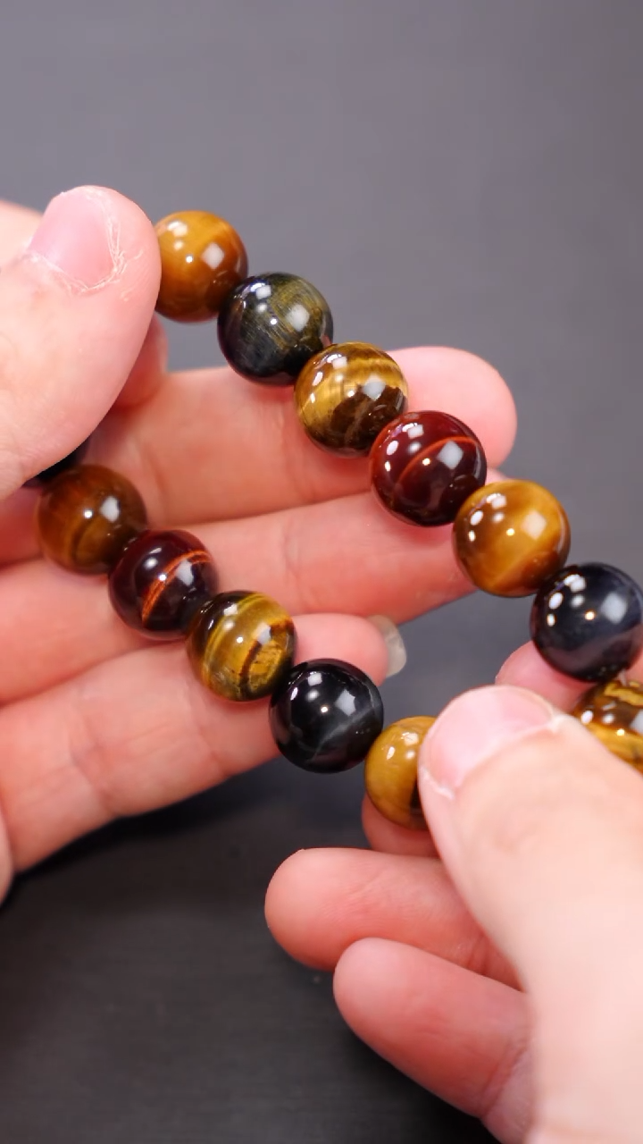 【闪购商品】水晶单圈未镶嵌Q009彩虎眼单圈12mm