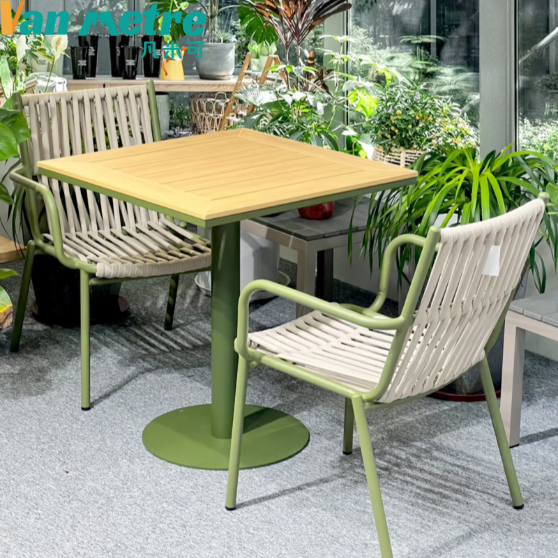 网红户外防水桌椅庭院露台阳台休闲桌椅组合室外藤椅三件套民宿