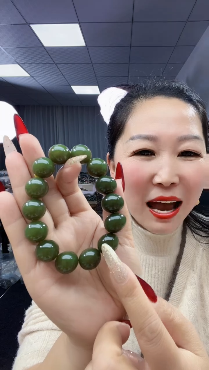 未镶嵌手链和田玉天然和田玉新疆若羌青黄口16