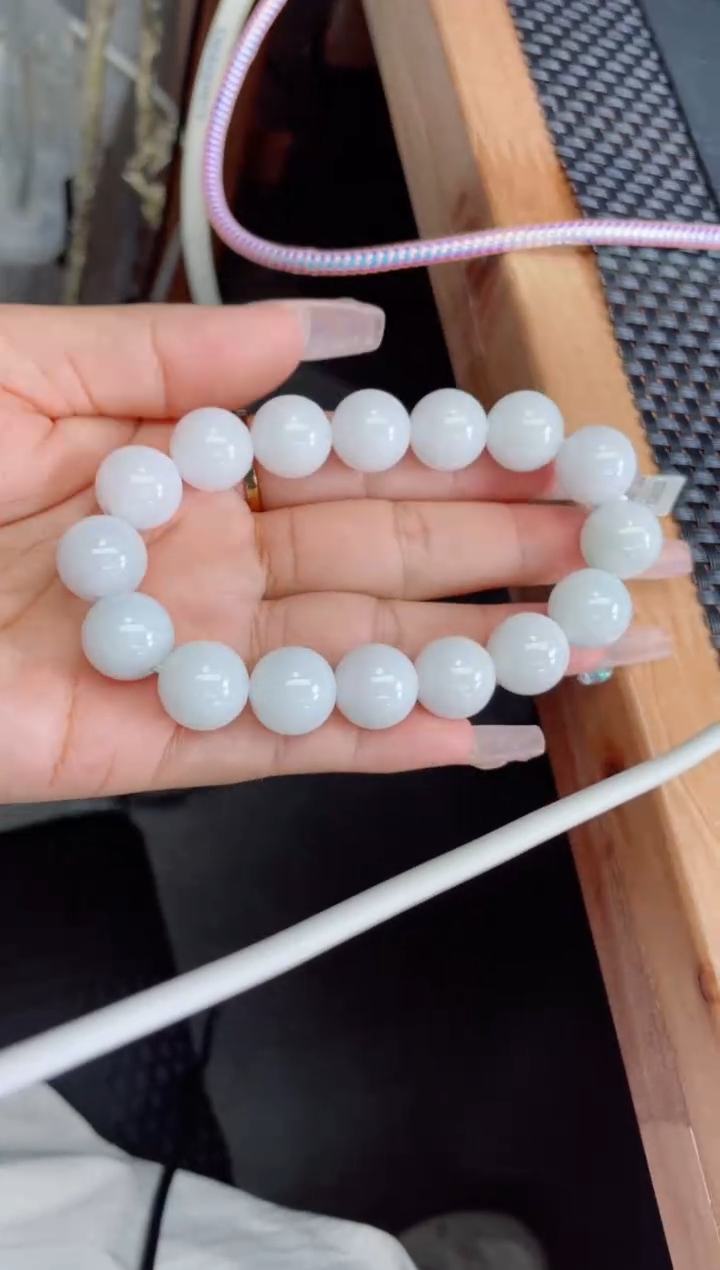 未镶嵌定制翡翠珠串