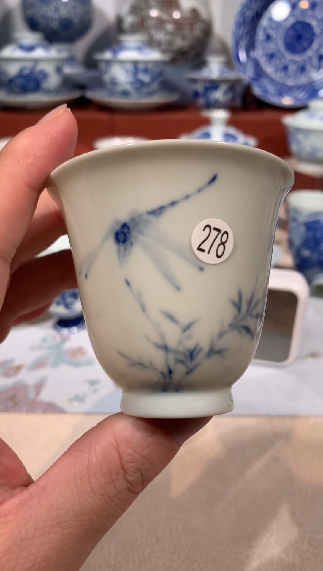 【闪购商品】杯子278青花写意单杯一只