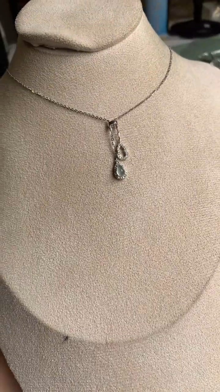 银S925镶嵌戒指翡翠项链18