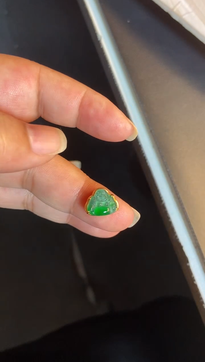 吊坠(不含链)银S925镶嵌翡翠1