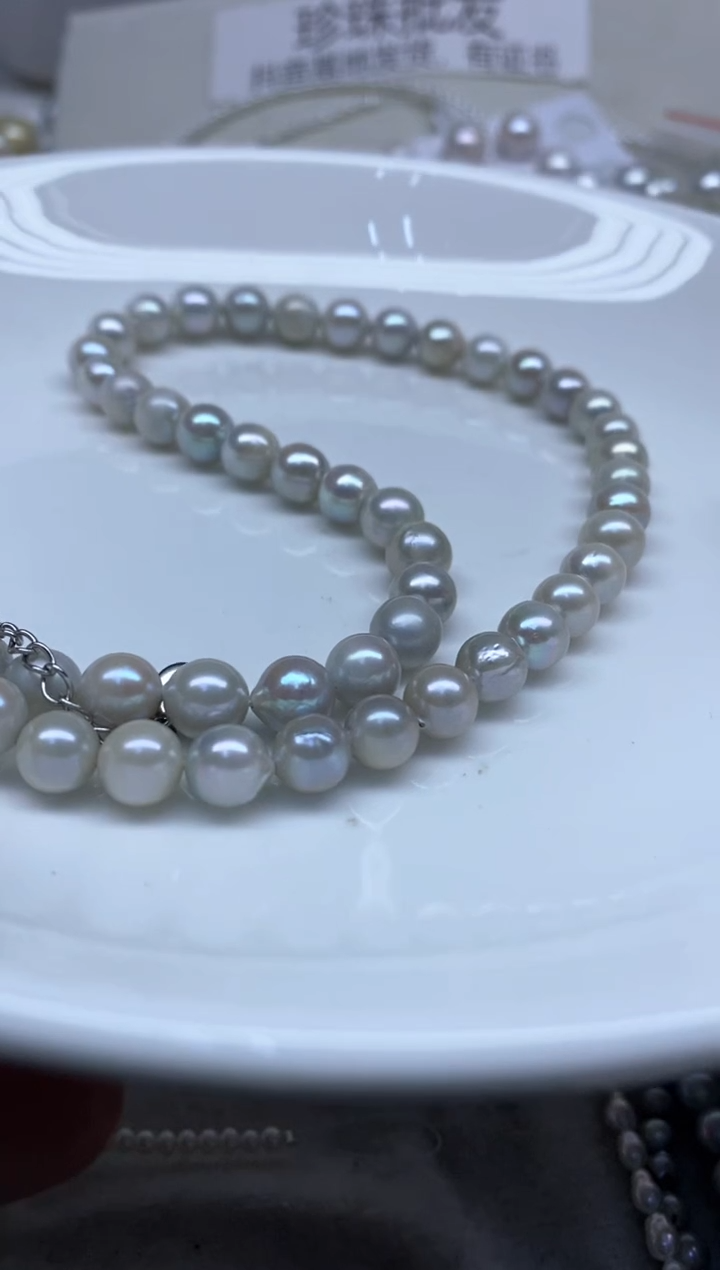 【闪购商品】海水珍珠颈饰未镶嵌7-8