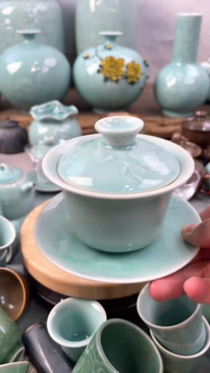 【闪购商品】特价 微瑕 慧仙青瓷