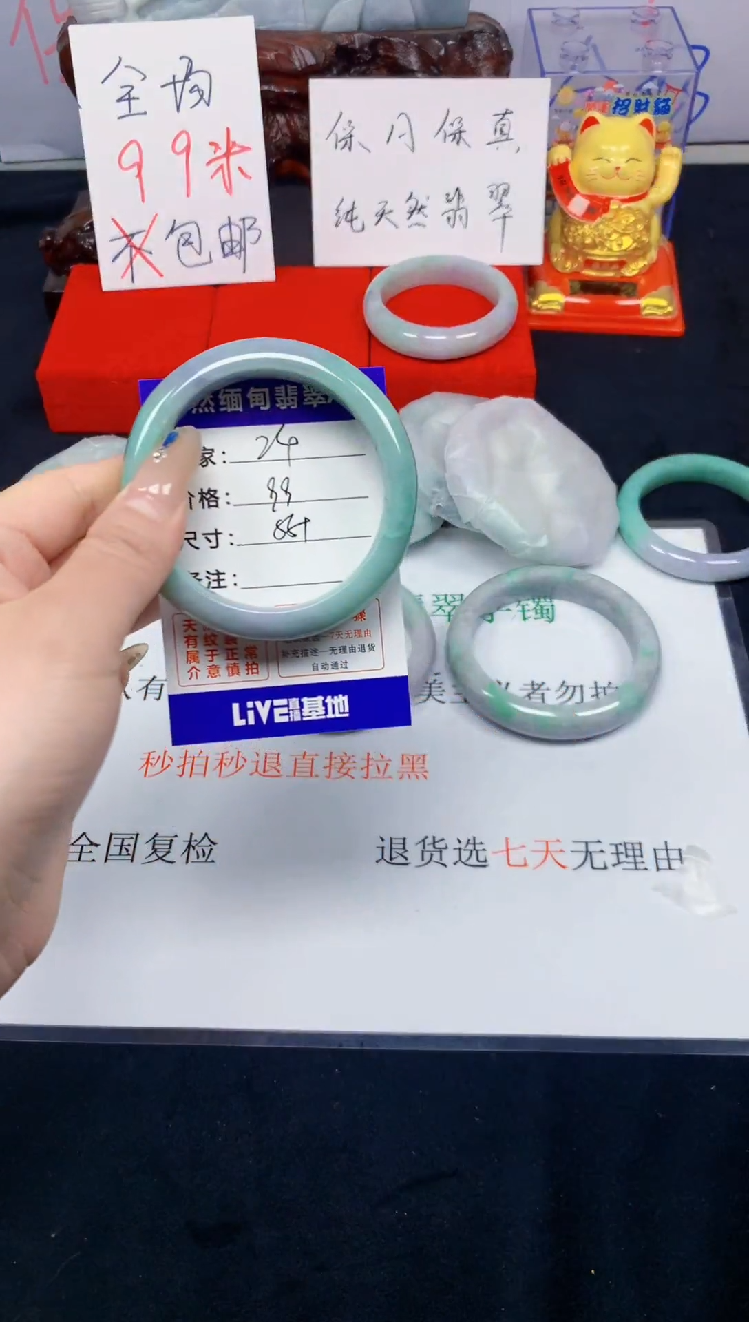 未镶嵌手镯翡翠24