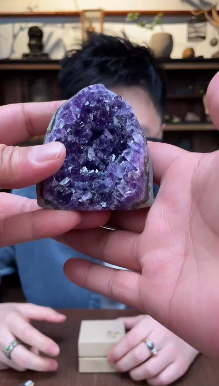 【闪购商品】水晶摆件未镶嵌010紫水晶摆件ST