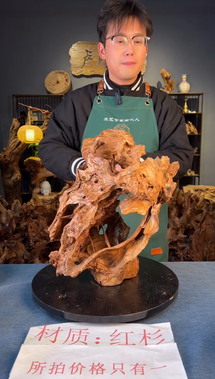 木卢师傅根艺作品（不包含人物摆件）