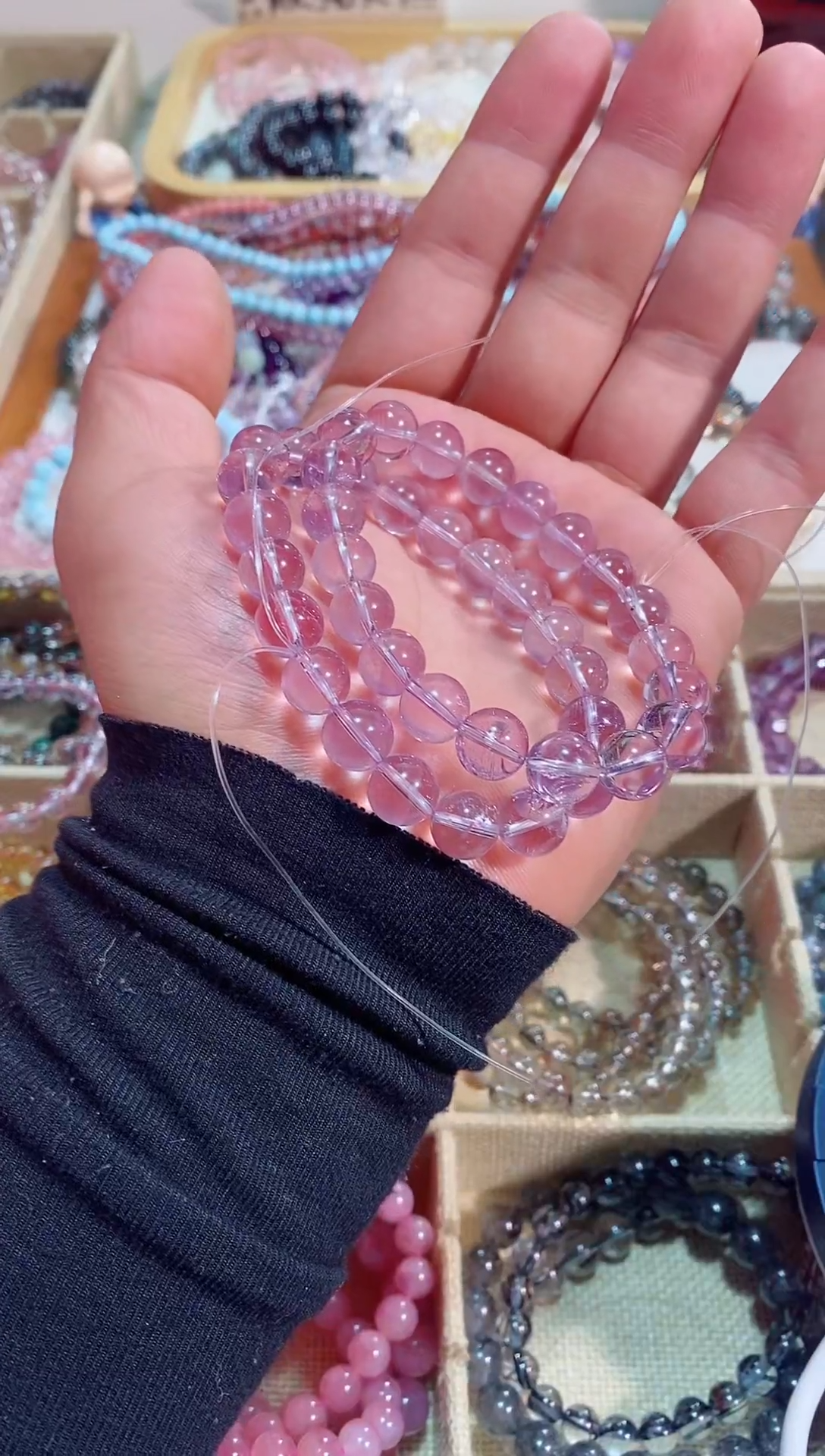 【闪购商品】紫晶手链未镶嵌玻利维亚紫水晶10m+（多样性发其一）