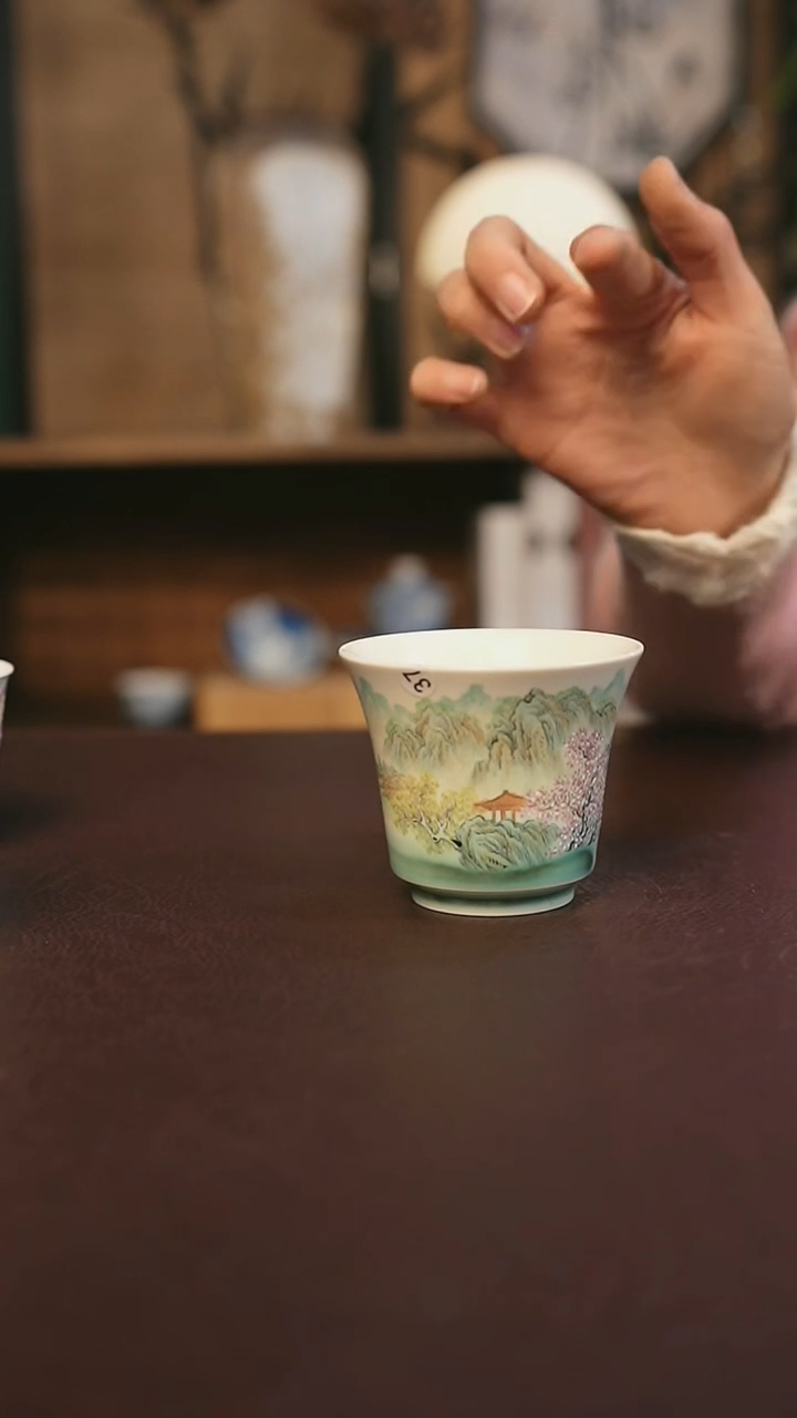 【闪购商品】景德镇陶瓷杯碗柴烧多人