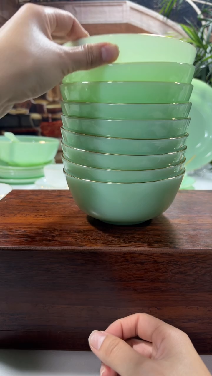 【闪购商品】....5.5英寸玉瓷碗10个口径13.8厘米