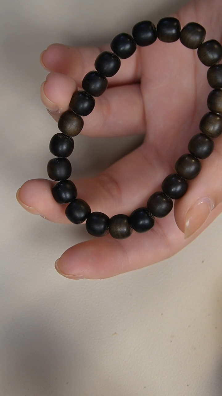 【闪购商品】檀香木手串/手链阴沉老山檀香8*9老型单圈