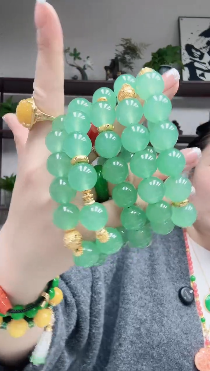 无非金属348编号手串