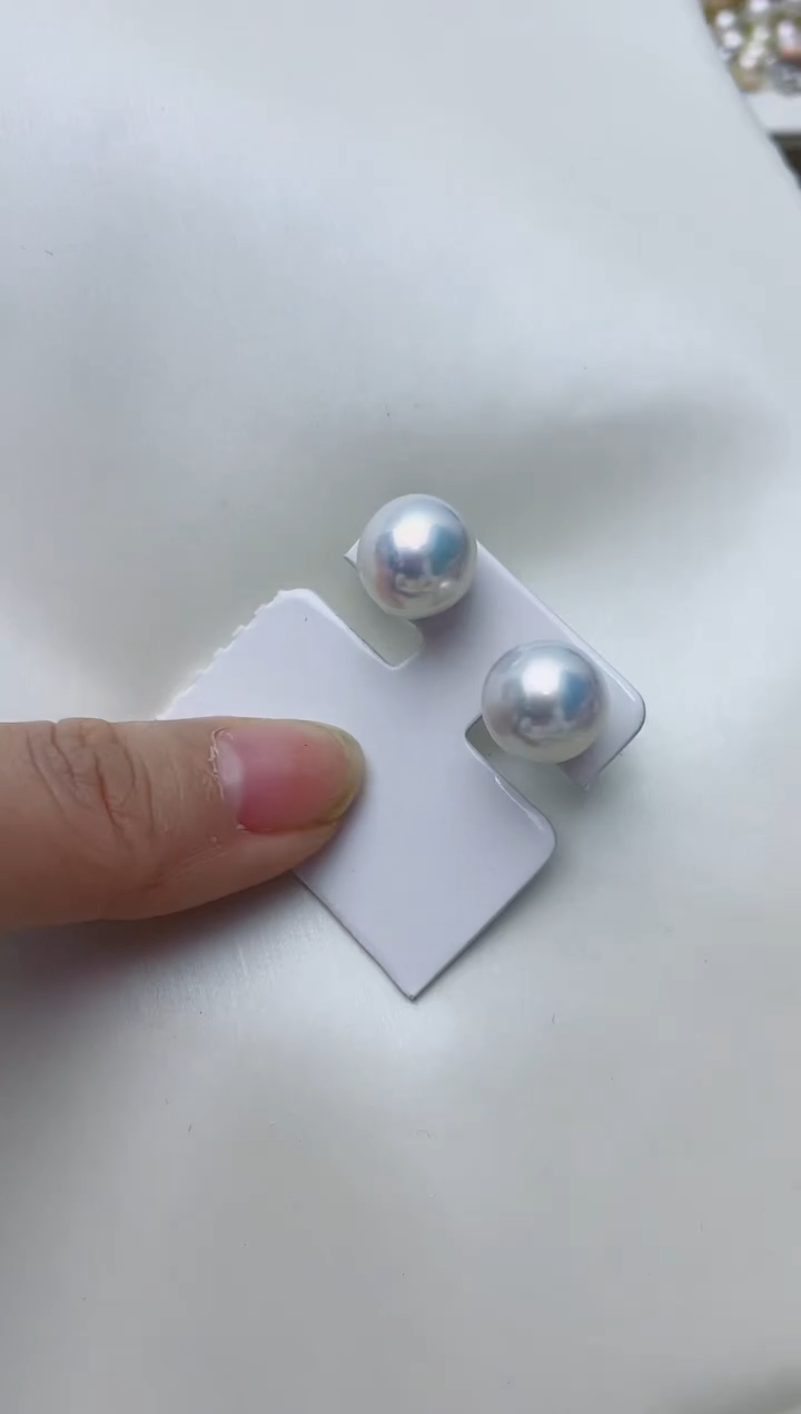 【闪购商品】淡水珍珠耳饰银S925镶嵌A158