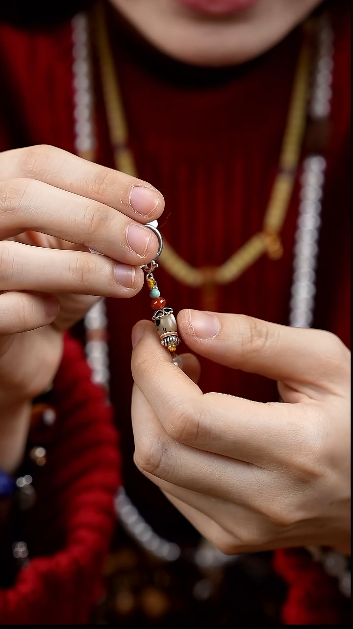 未镶嵌绿松石耳饰多宝蜜蜡翡翠耳环/祈风/